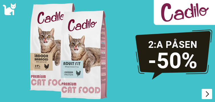 CADILO DROOGVOER 2e zak 50% korting CAT